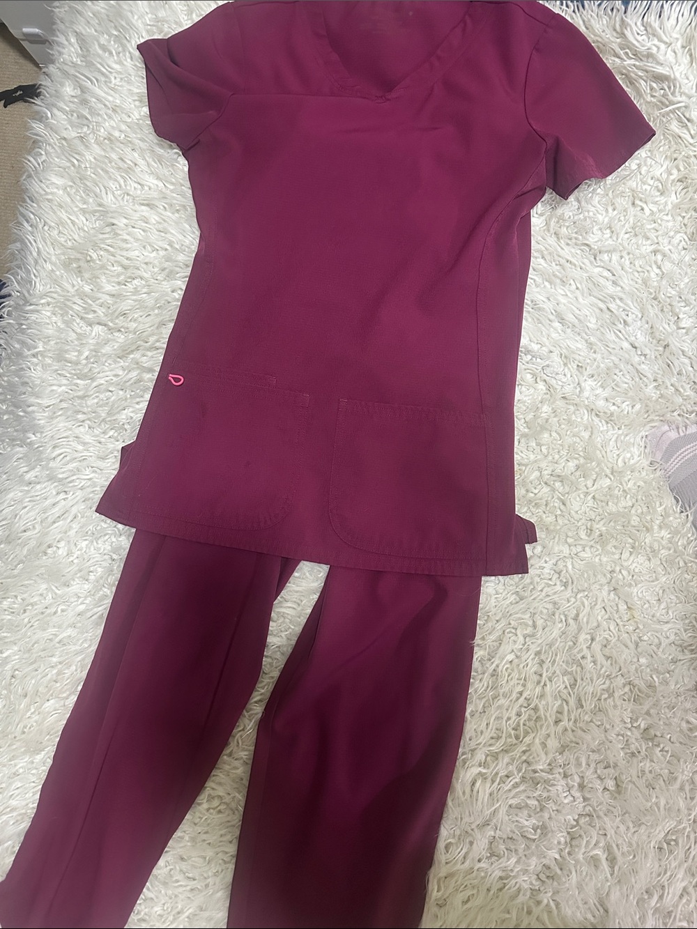 Women’s scrubs Set in Berry